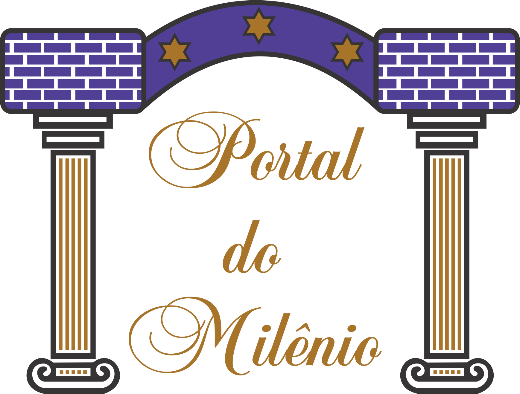 Logotipo Portal do Milênio